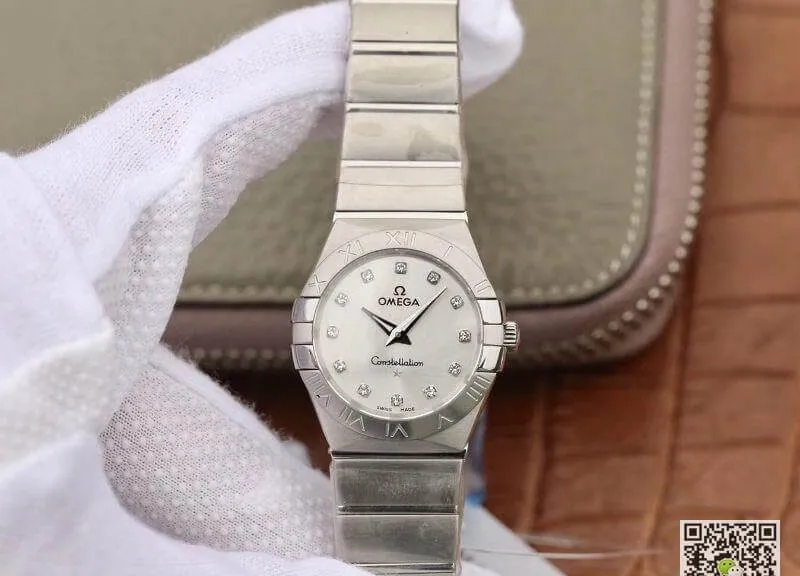 Omega Constellation 27mm Quartz Ladies 123.10.27.60.55.001 TW Factory 1:1 Best Edition Replica Watch Swiss Eta Quartz 1376